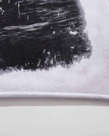 Rhinestone Washed Graphic T-Shirt | LCDEGO Streetwear