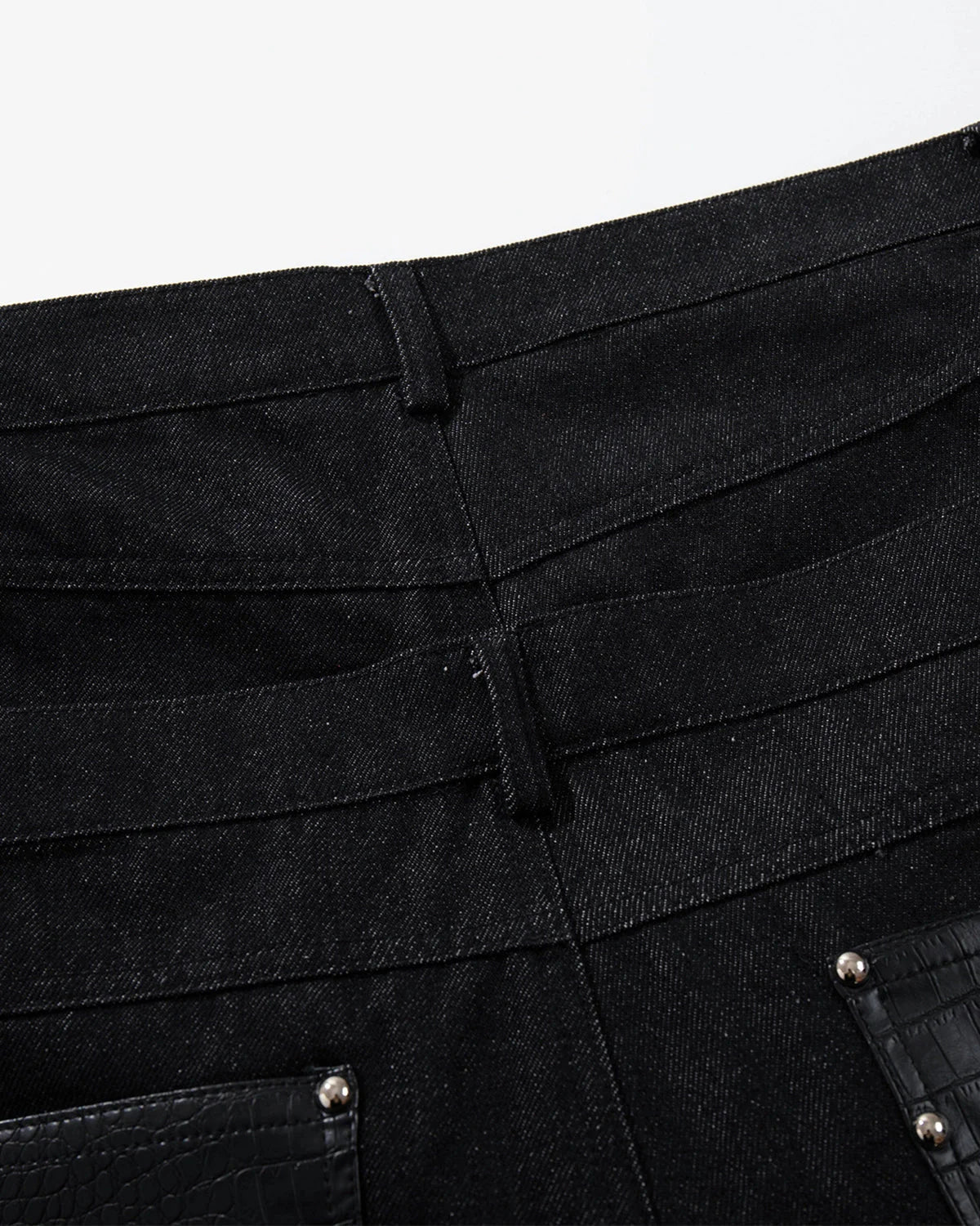 Double Wasit Raw Super Baggy Jeans | LCDEGO Streetwear