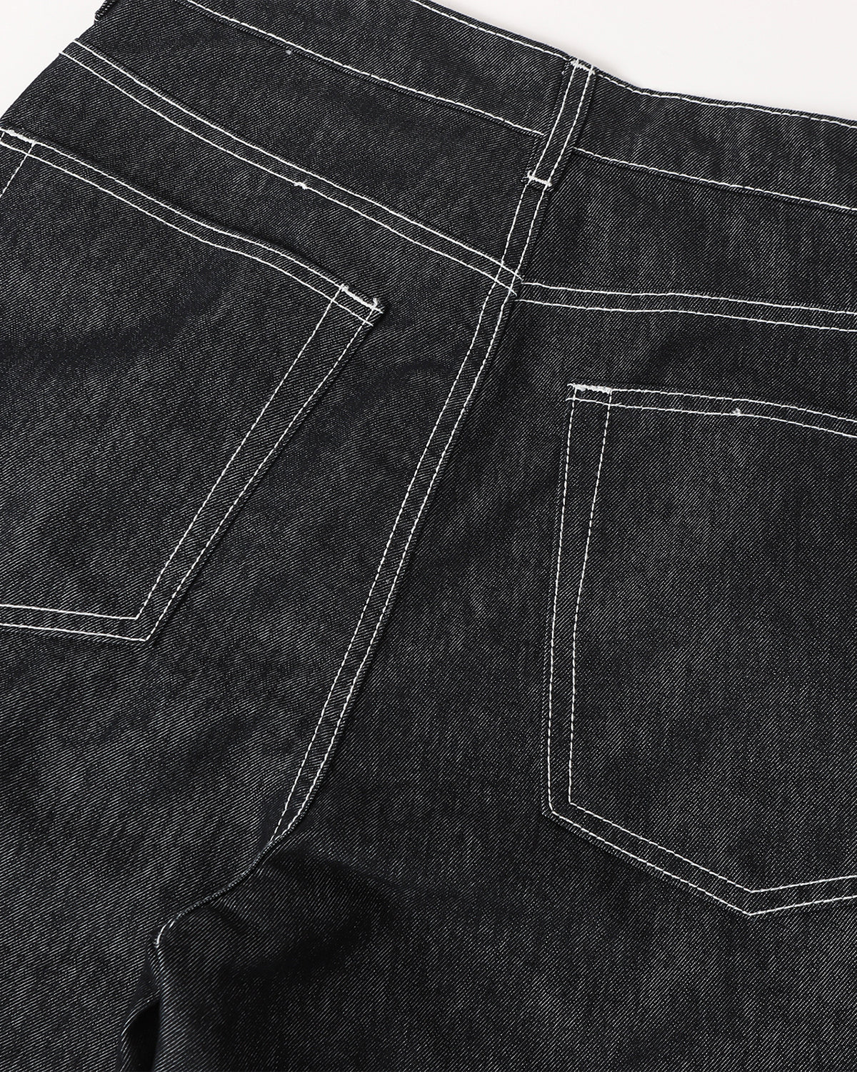 Structured Seam Baggy Denim | LCDEGO Streetwear