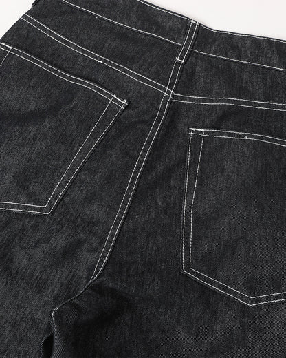 Structured Seam Baggy Denim | LCDEGO Streetwear
