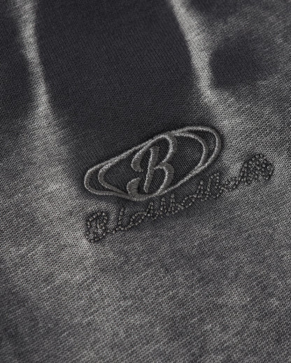 Acid Washed Embroidery Zip Up Hoodies | LCDEGO Streetwear