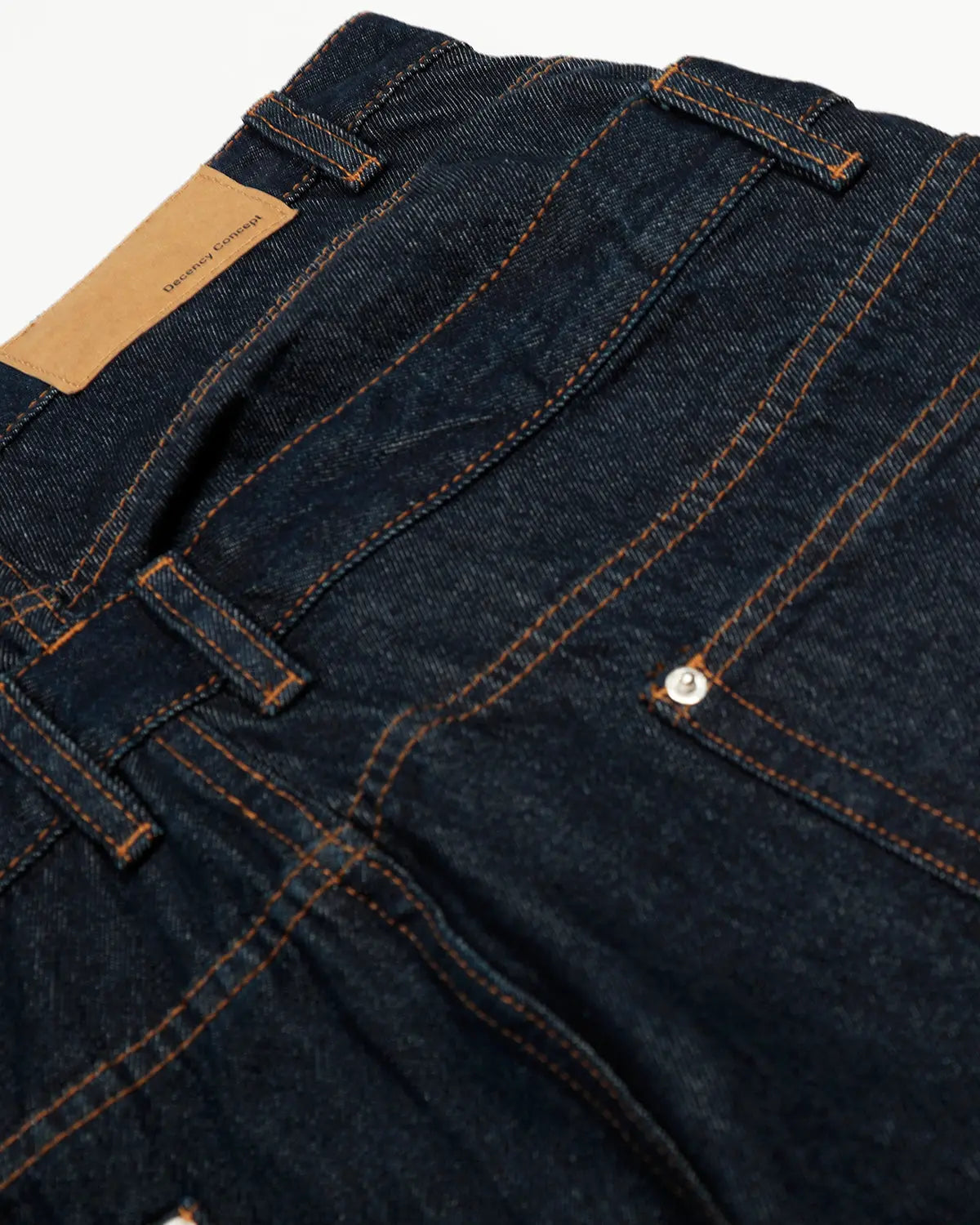 Double Waist Raw Baggy Jeans| LCDEGO Streetwear