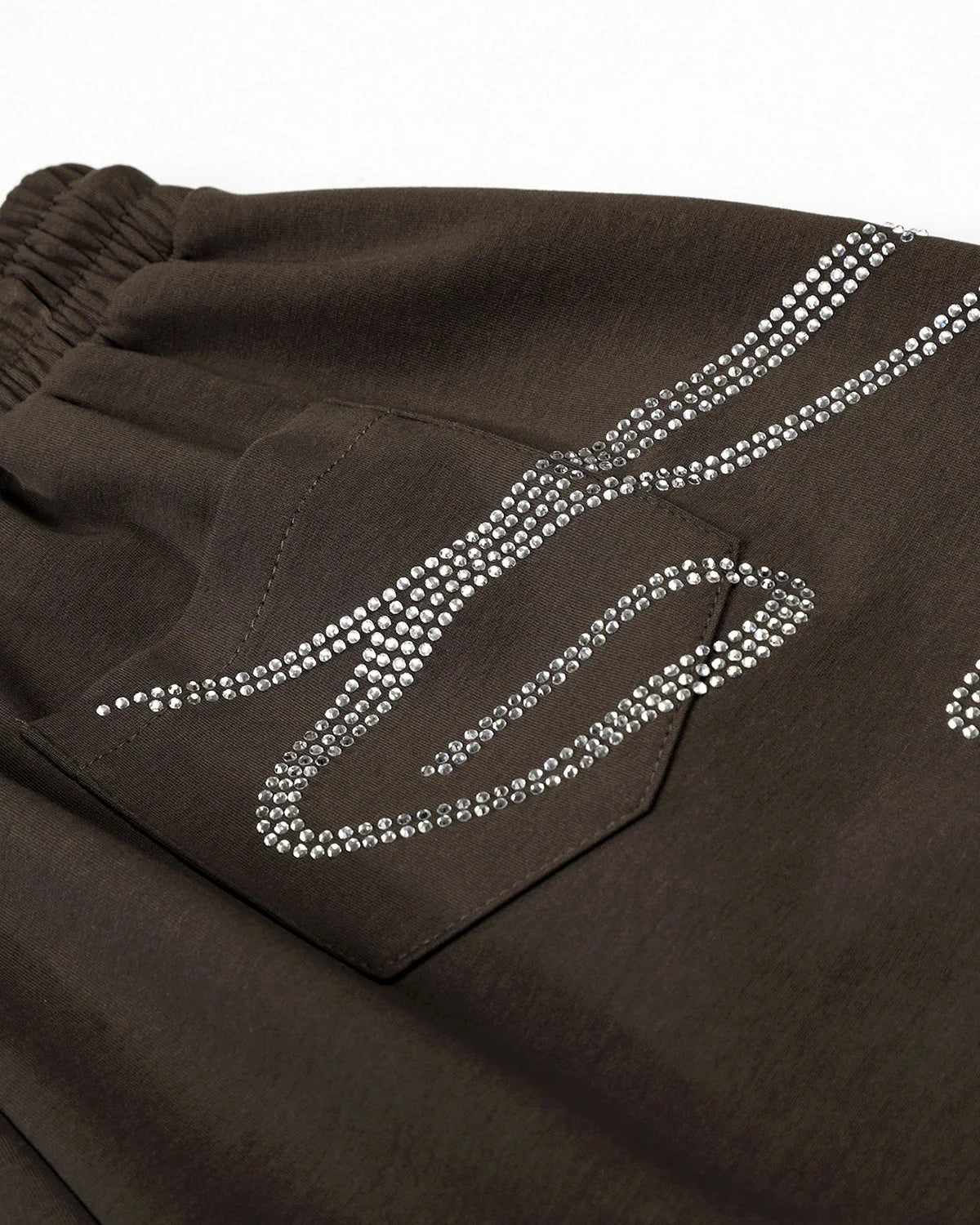 Rhinestone Baggy Joggers | LCDEGO Streetwear