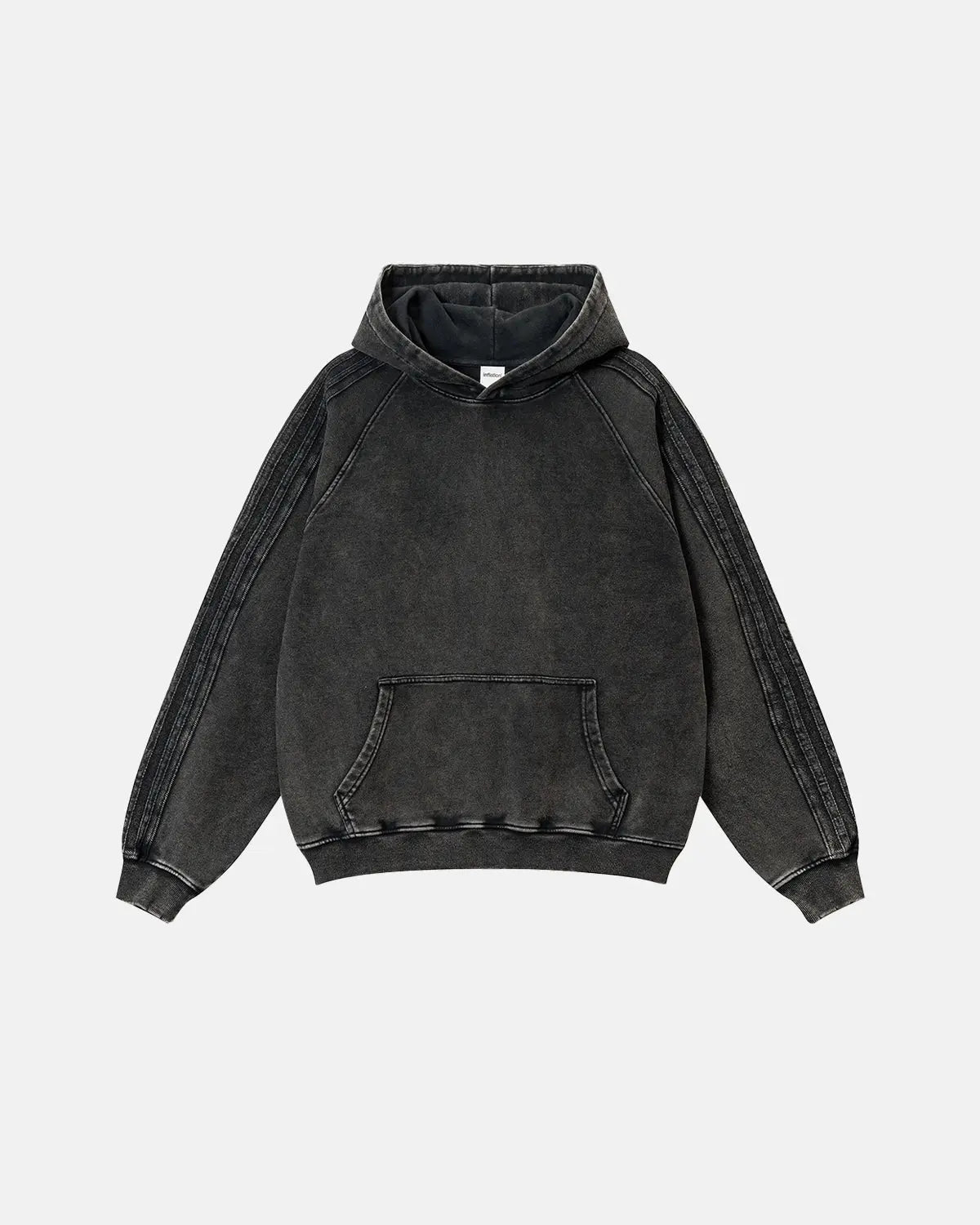 Frayed Seam Acid Wash Hoodies | LCDEGO Streetwear