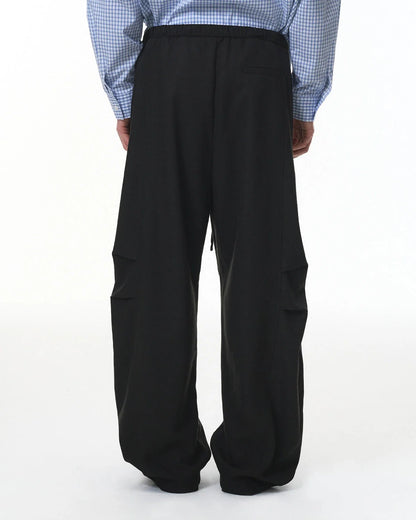 Cotton Linen Wide-leg Pants | LCDEGO Streetwear
