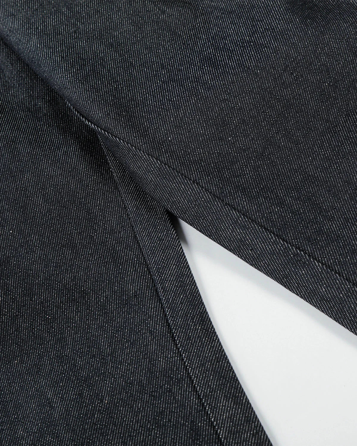 Contrast Stitching Raw Baggy Jeans | LCDEGO Streetwear