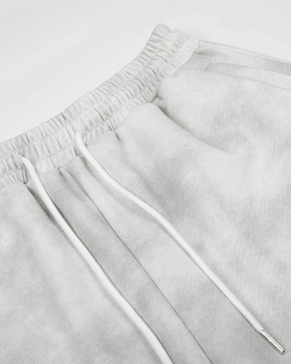 Washed Cross Barrel Sweatpants | LCDEGO Streetwear