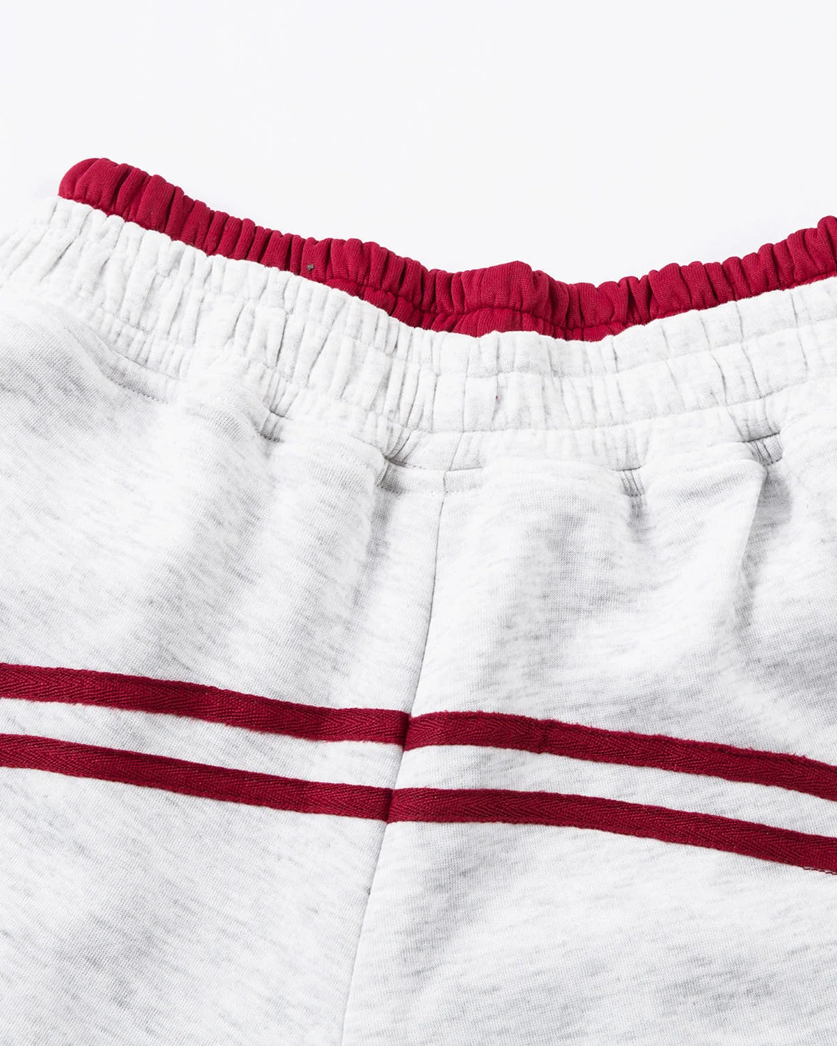 Grey Striped Baggy Sweatpants | LCDEGO Streetwear