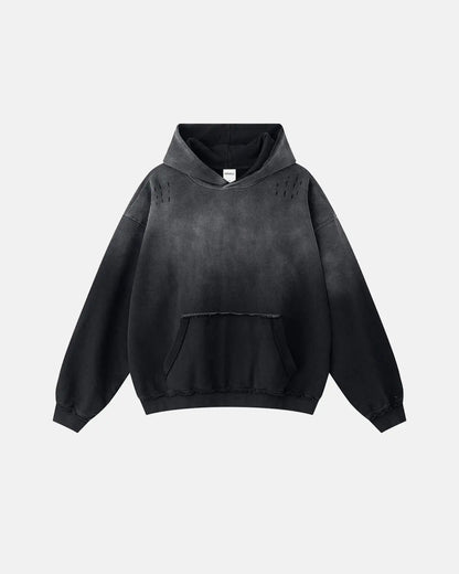 Monkey Wash Ripped Hoodies | LCDEGO Streetwear