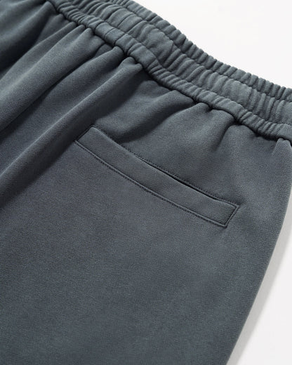 Garment Wash French Terry Straight-leg Sweatpant | LCDEGO Streetwear