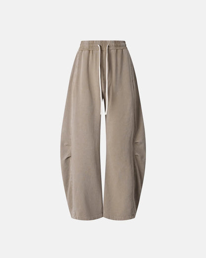 Distressed Acid Washed Barrel Sweatpant | LCDEGO Streetwear
