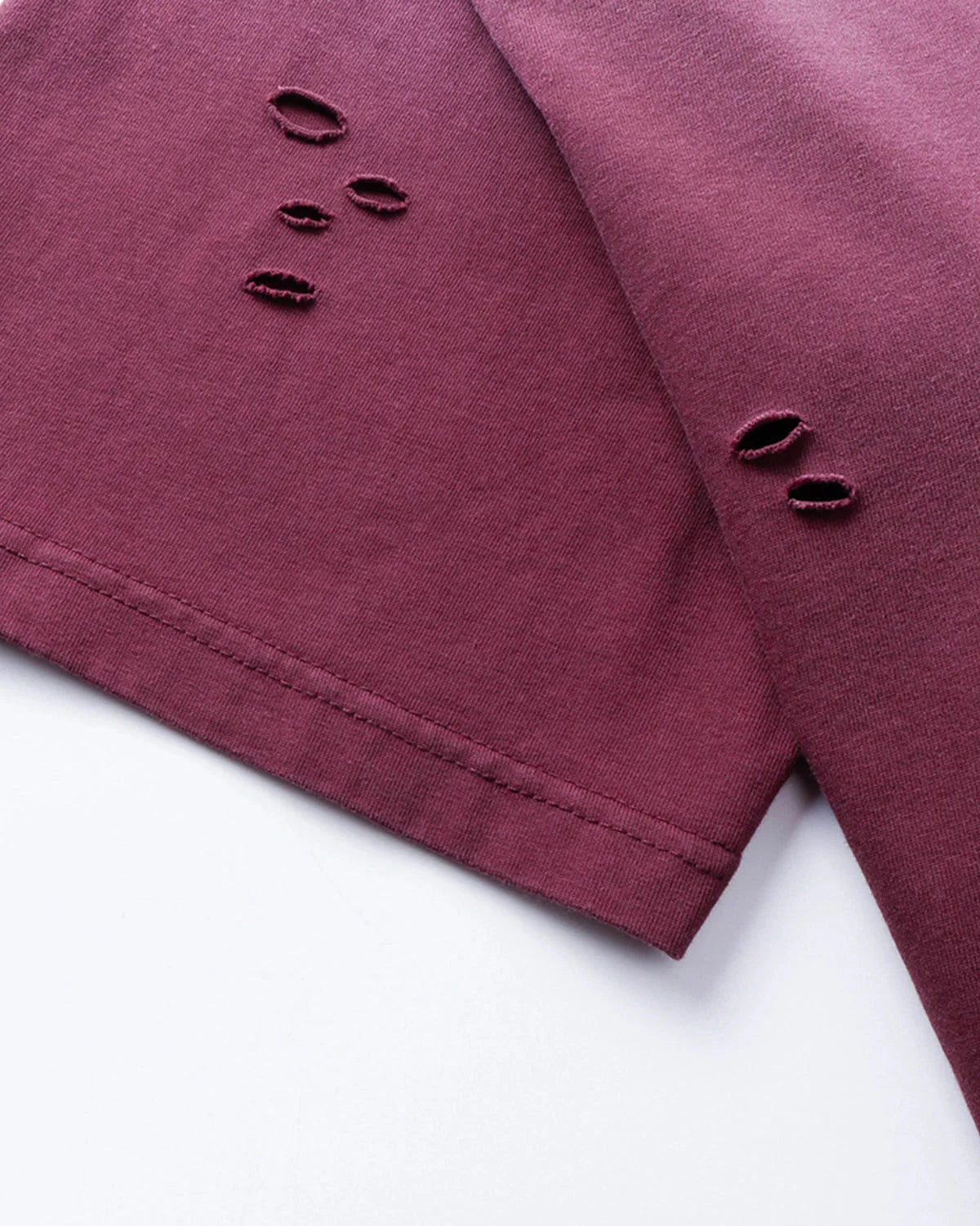 Distressed Ripped Washed Polo Shirts | LCDEGO Streetwear
