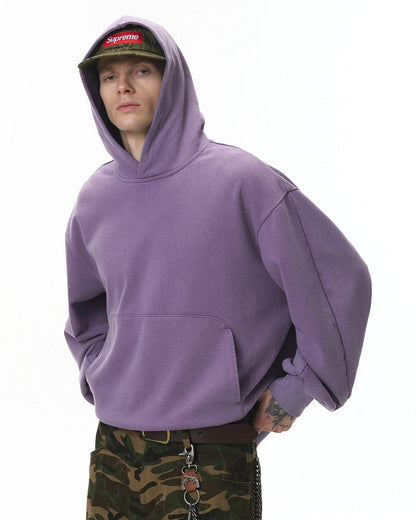 Garment Washed French Terry Hoodies | LCDEGO Streetwear
