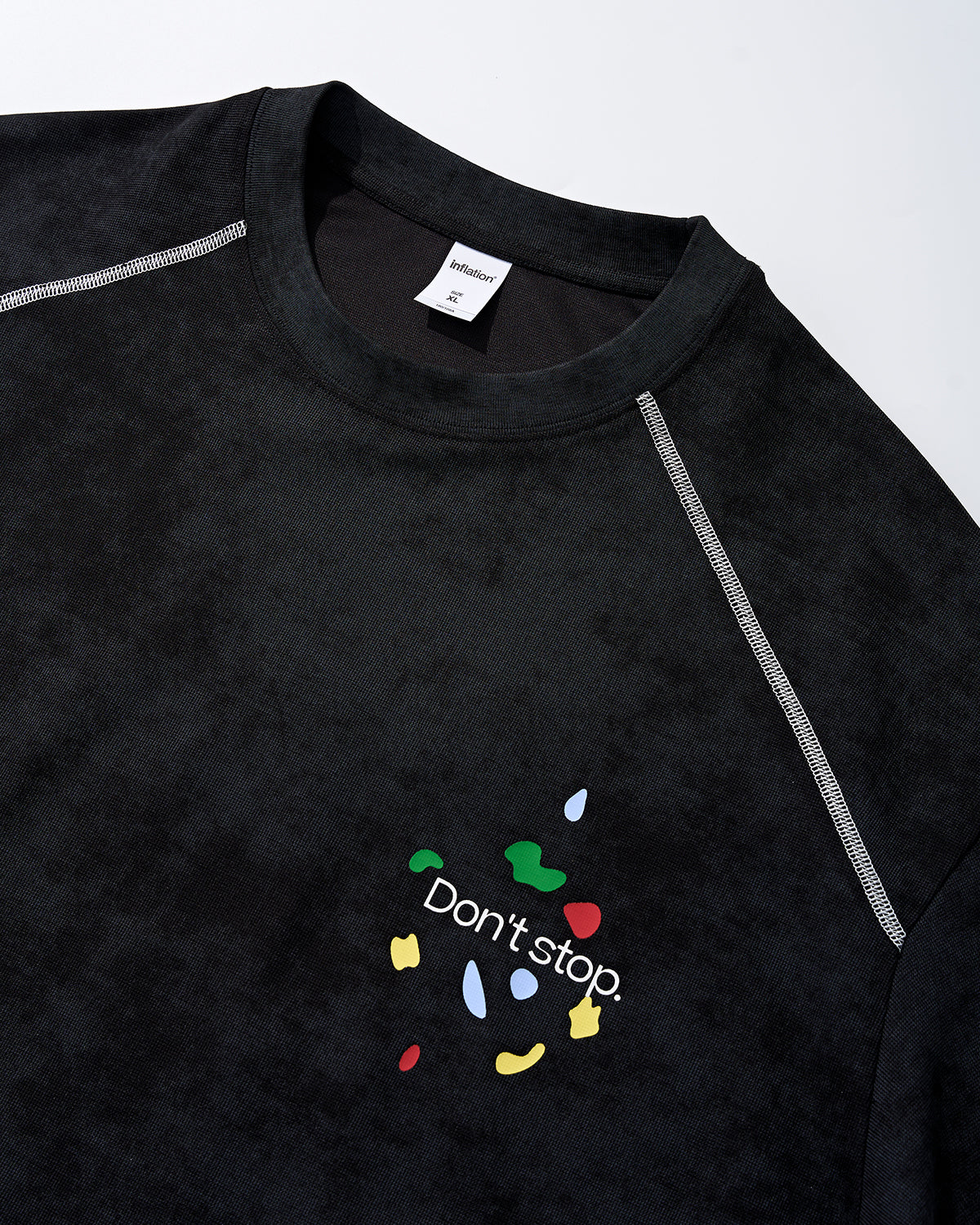 Snow Washed Puff Print T-Shirt | LCDEGO Streetwear