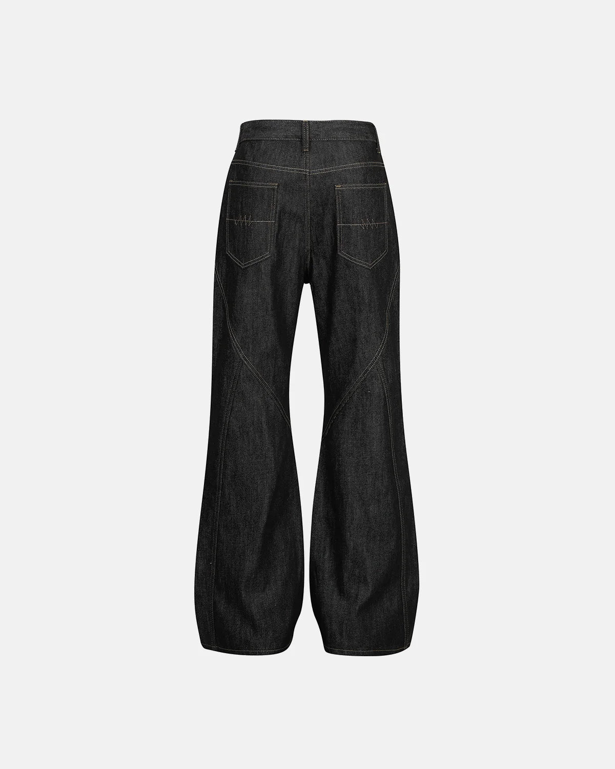Asymmetric Buttons Bootcut Jeans | LCDEGO Streetwear