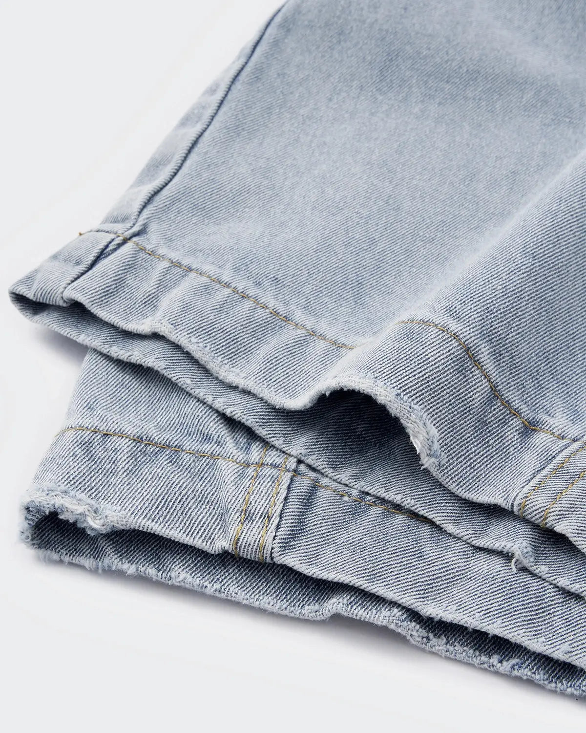 LCDEGO Washed Barrel Baggy Jeans