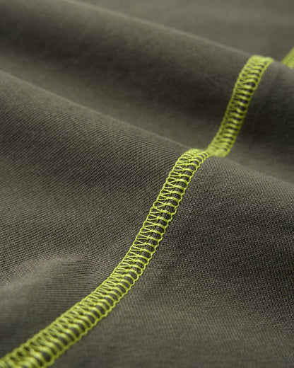 Contrast Color Stiching Stretch T-shirt | LCDEGO Streetwear