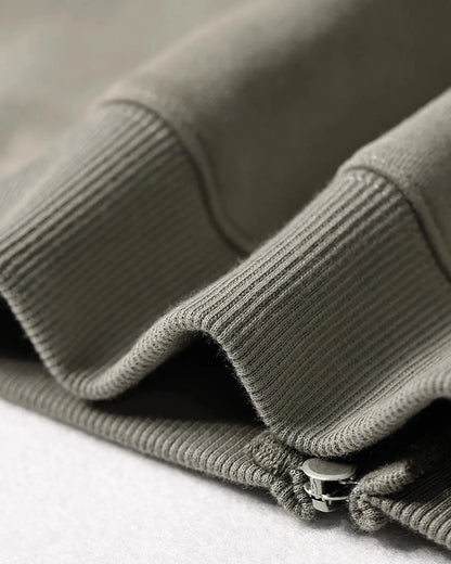 Fleece Double Zip Up Hoodies | LCDEGO Streetwear