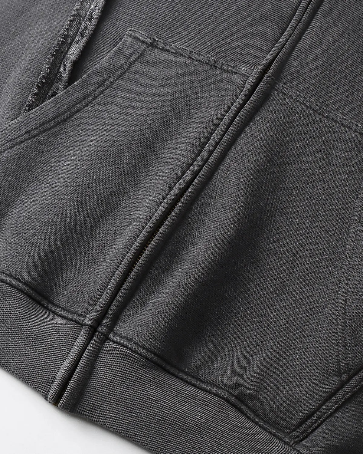 Acid Wash Oversized Zip Up Hoodies | LCDEGO Streetwear