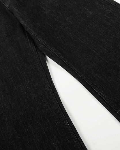 Raw Buttons Up Baggy Jeans | LCDEGO Streetwear