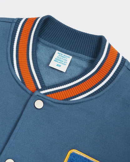 Poker Embroidery Varsity Jacket | LCDEGO Streetwear