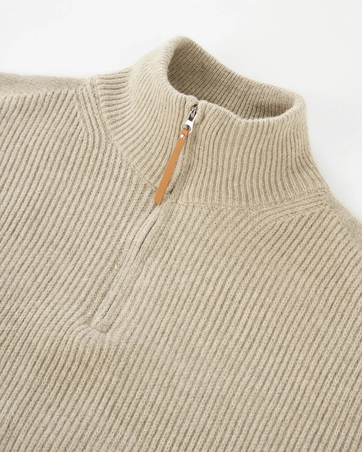 Quarter Zip Up Mock Neck Sweaters | LCDEGO Streetwear