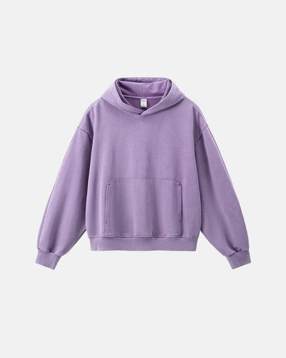 Garment Washed French Terry Hoodies | LCDEGO Streetwear