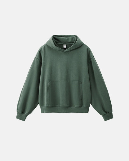 Garment Washed French Terry Hoodies | LCDEGO Streetwear