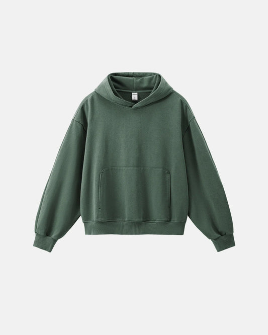Garment Washed French Terry Hoodies | LCDEGO Streetwear