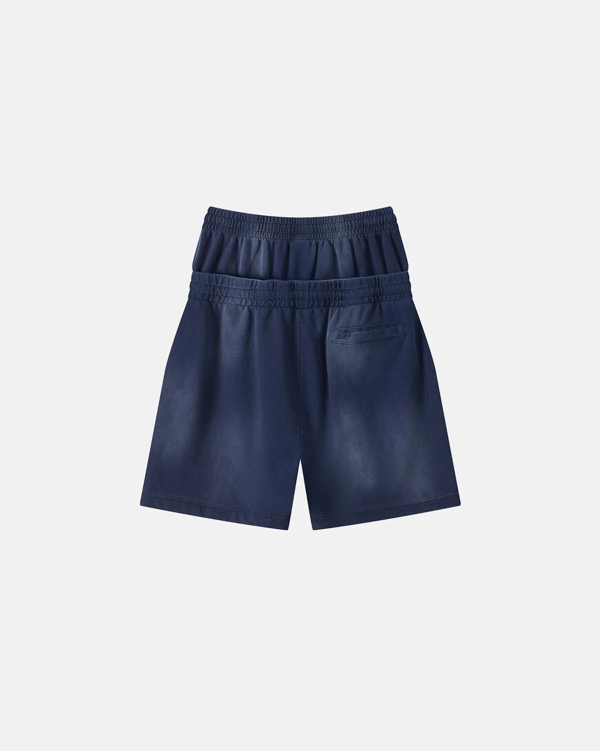 Double Waist Monkey Wash Sweat Shorts | LCDEGO Streetwear