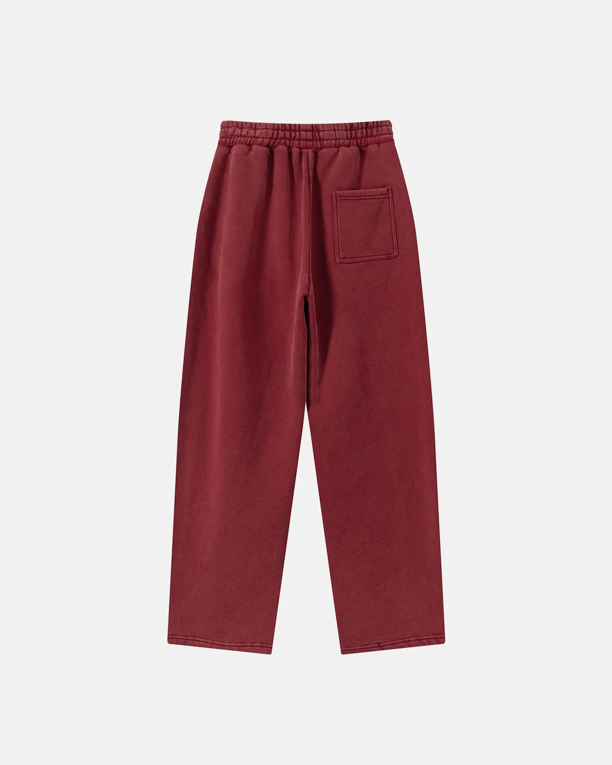 Retro Acid Washed Fleece Straight Leg Joggers | LCDEGO Streetwear