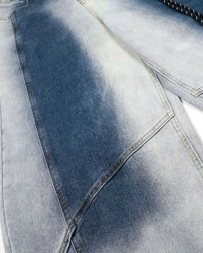 Monkey Wash Baggy Barrel Jeans | LCDEGO Streetwear