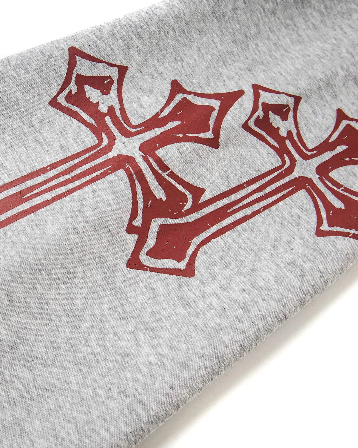 Cross Print Baggy Sweatpants | LCDEGO Streetwear