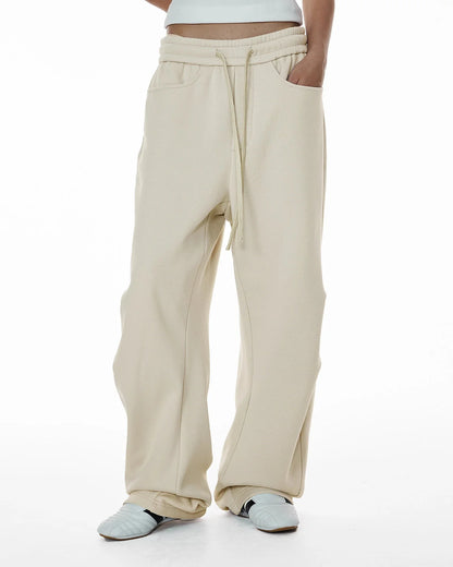 Solid Color Fleece Barrel Sweatpant | LCDEGO Streetwear