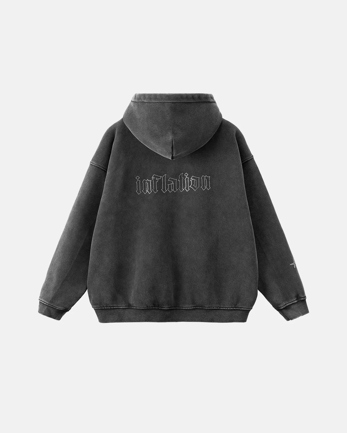 Graphic Rhinestone Acid Wash Hoodies | LCDEGO Streetwear