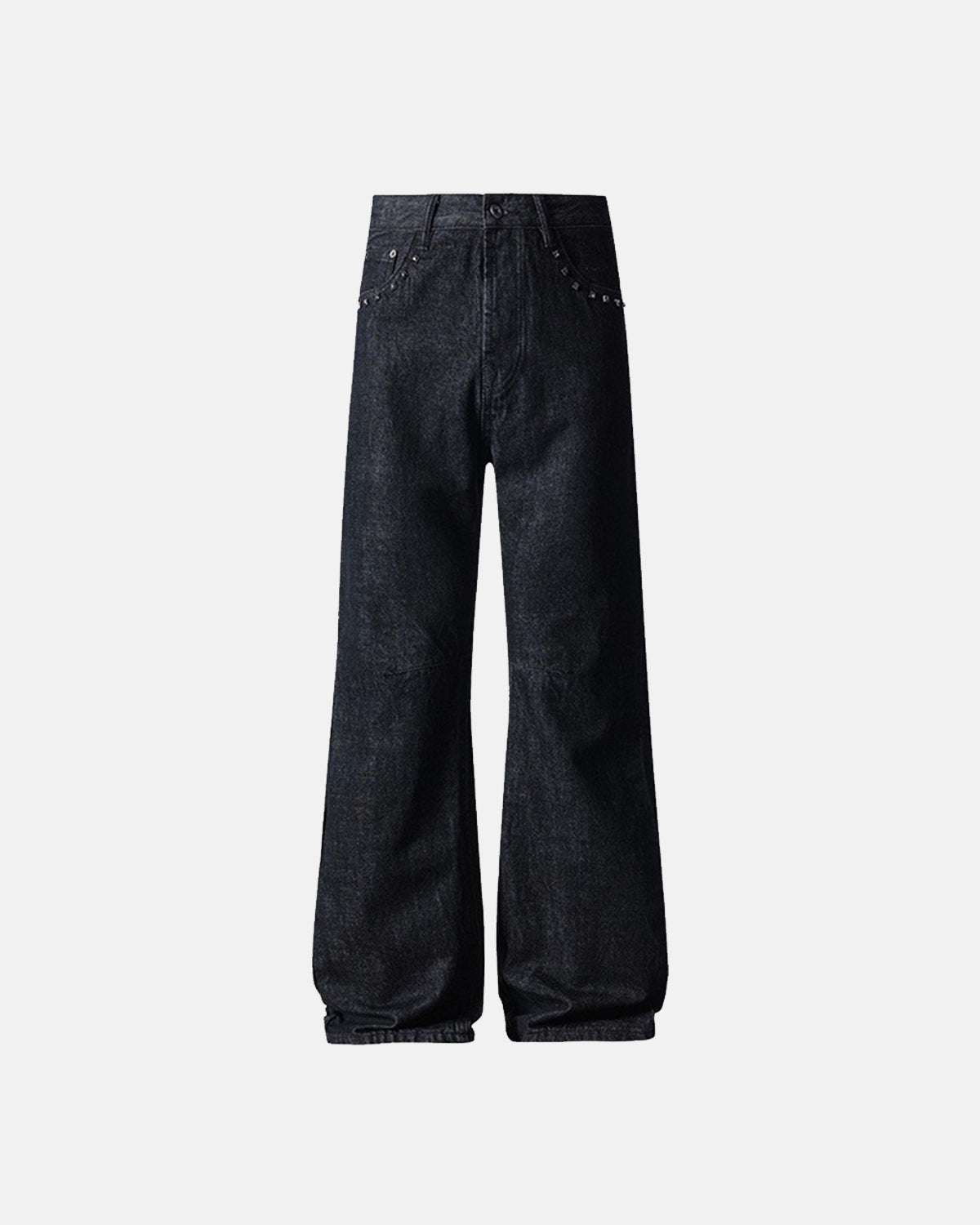 Studded Baggy Bootcut Jeans | LCDEGO Streetwear