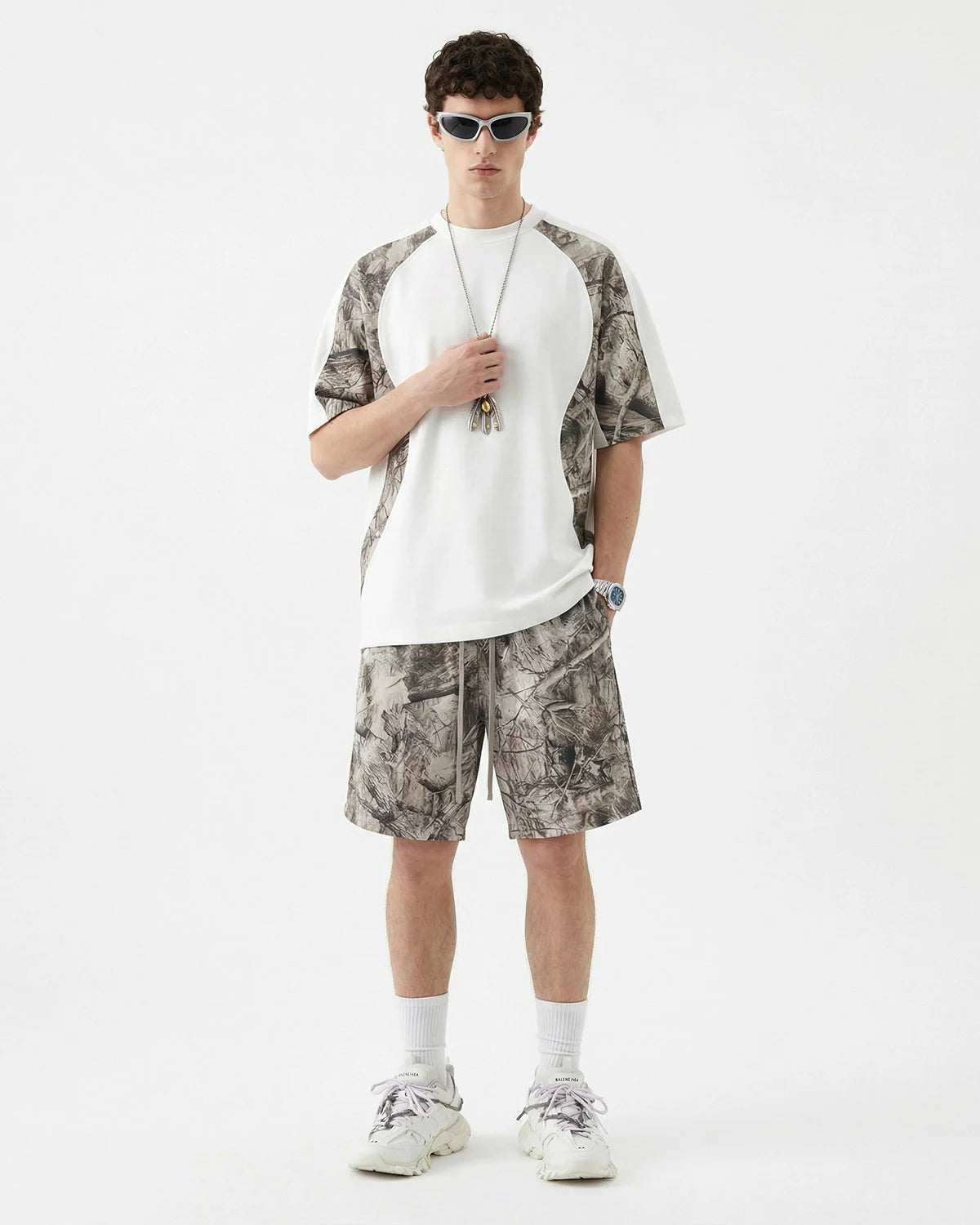 Realtree Camo Patchwork Tees | LCDEGO Streetwear
