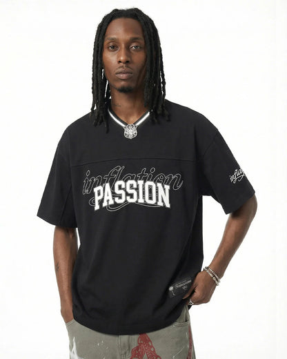 Retro V-Neck Jersey | LCDEGO Streetwear