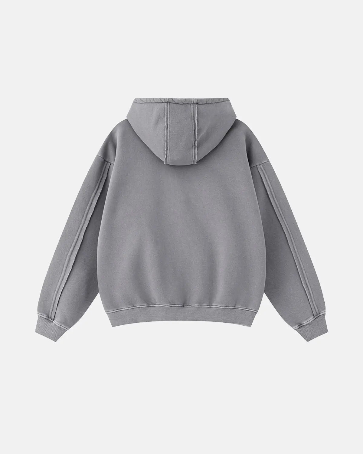 Acid Wash Double Zip Up Hoodies | LCDEGO Streetwear