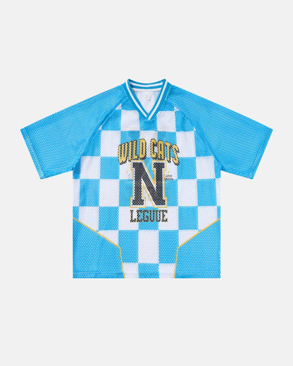Varsity Checkerboard Mesh Jersey | LCDEGO Streetwear
