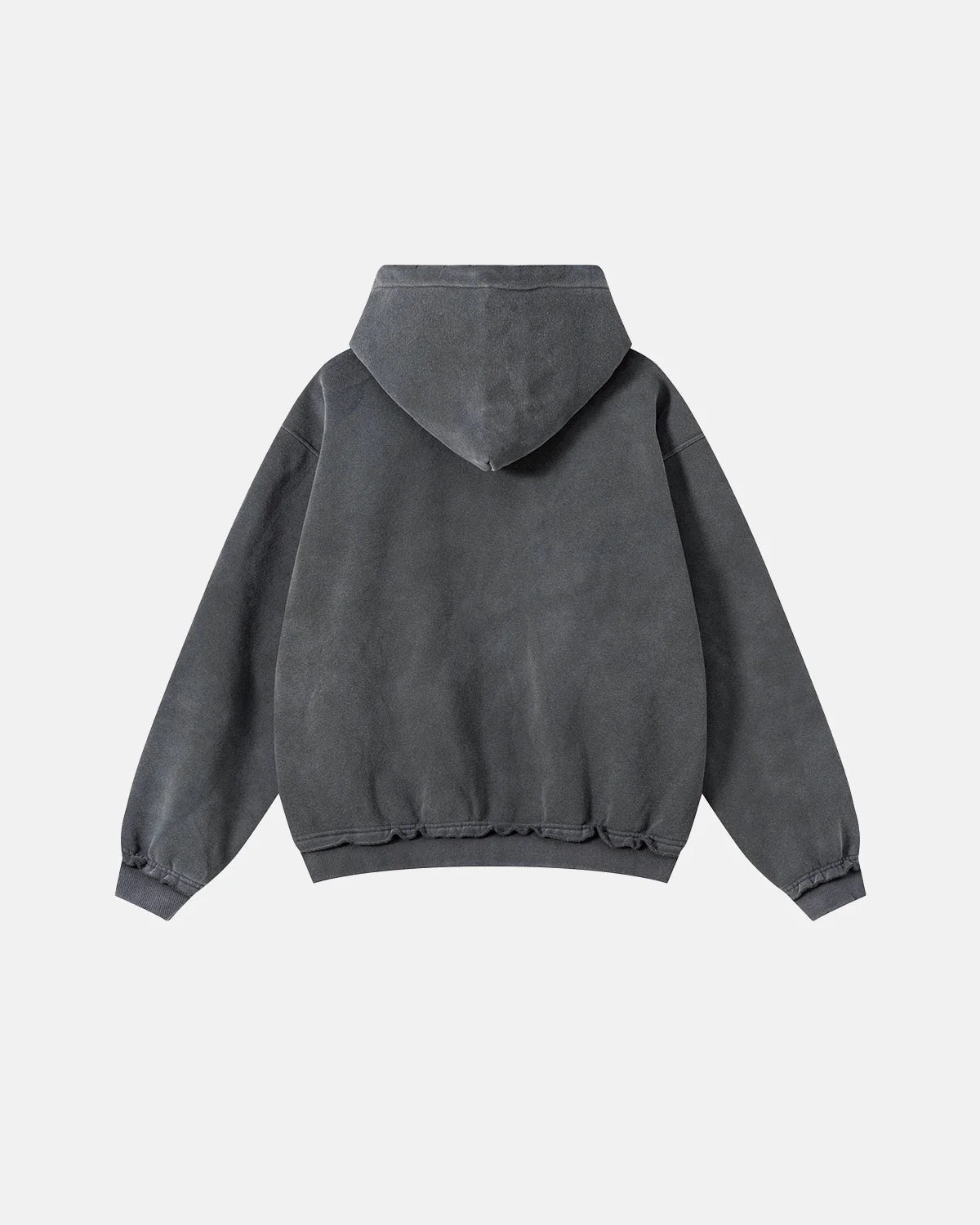 Graphic Ripped Washed Zip Up Hoodies | LCDEGO Streetwear