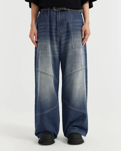 LCDEGO Washed Baggy Jeans