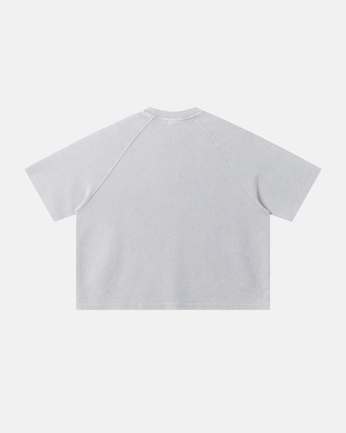 Washed Graphic Boxy Waffle T-Shirt | LCDEGO Streetwear