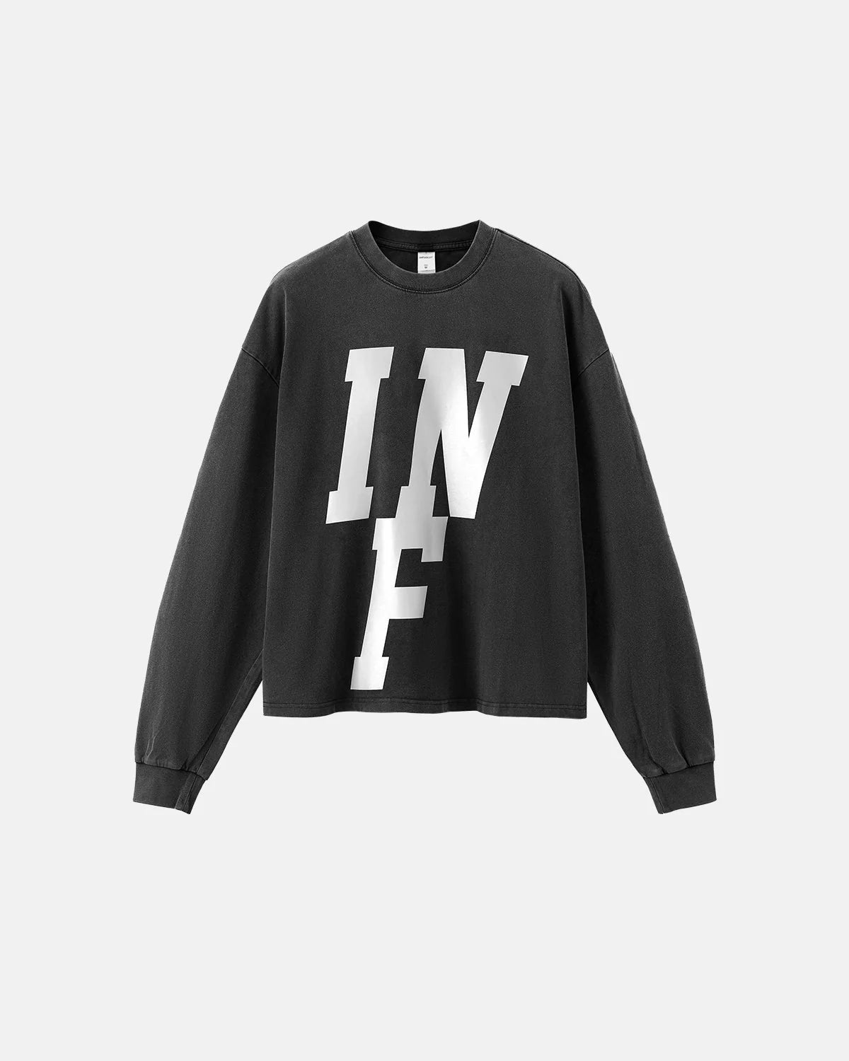 Reflective Logo Acid Wash Tees | LCDEGO Streetewear