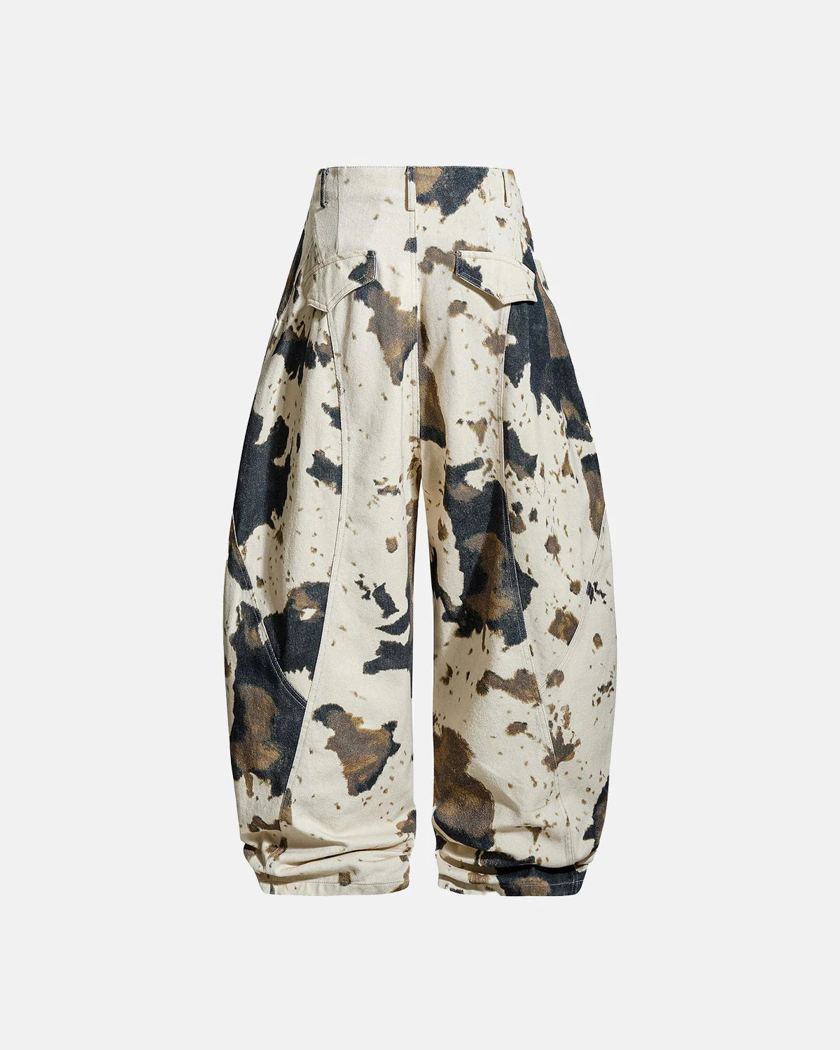 Camo Pattern Barrel Cargo Pants | LCDEGO Streetwear