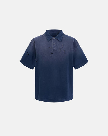 vintage faded polo t shirt streetwear