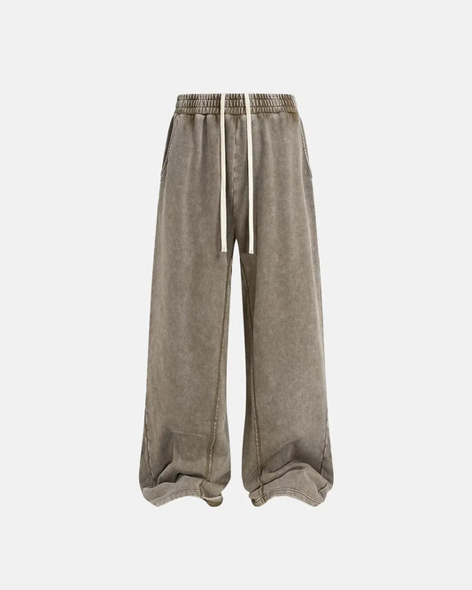 Straight Leg Acid Wash Sweatpant | LCDEGO Streetwear