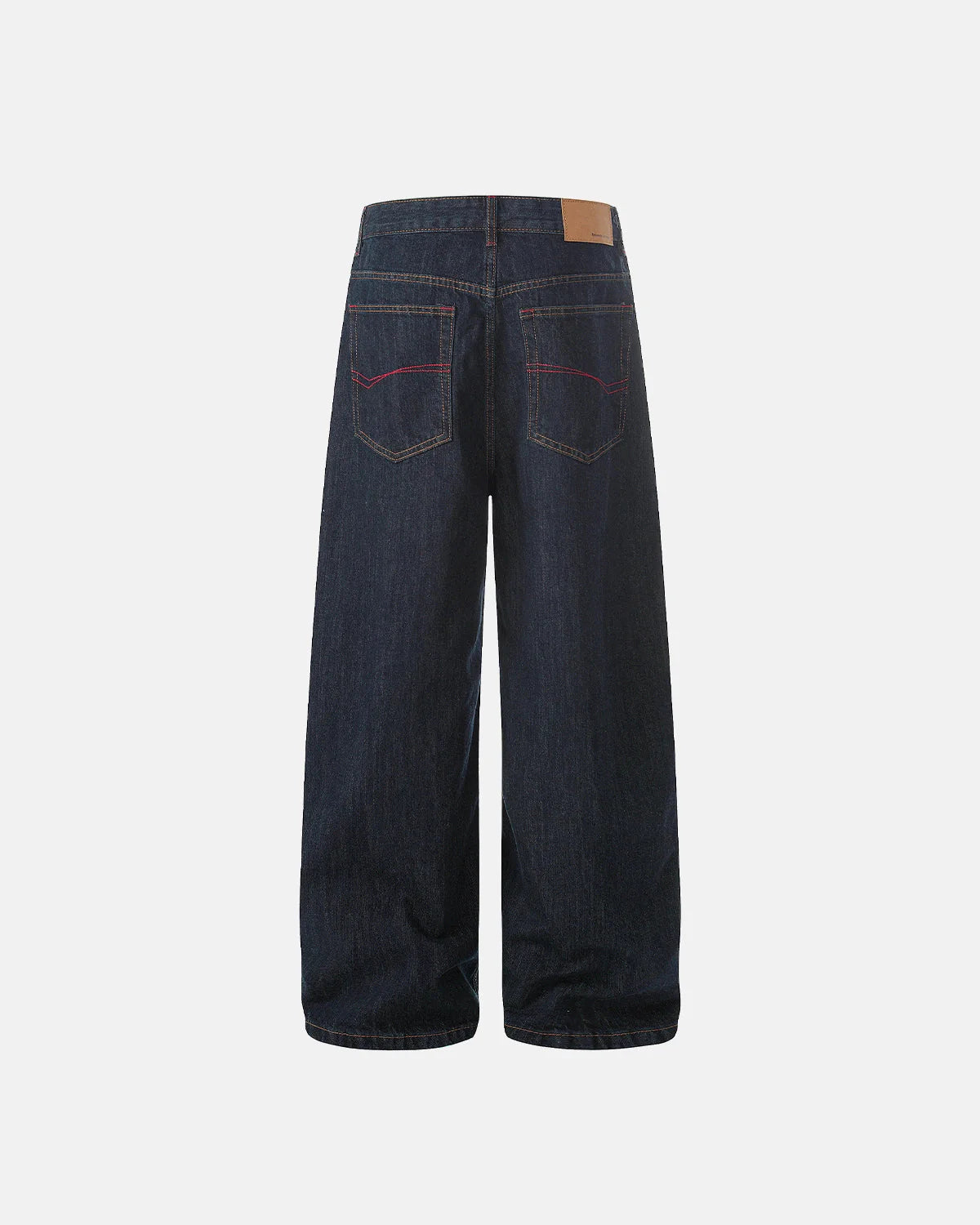 Panelled Raw Denim Baggy Jeans | LCDEGO Streetwear