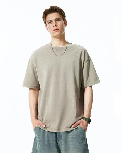 Snow Flakes Wash Tees | LCDEGO Streetwear