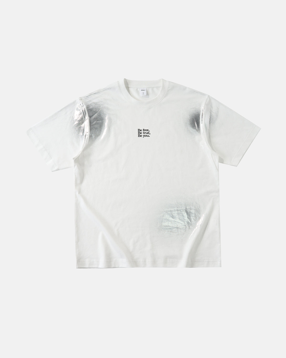 Iridescent Shimmer Oversized T-Shirt | LCDEGO Streetwear